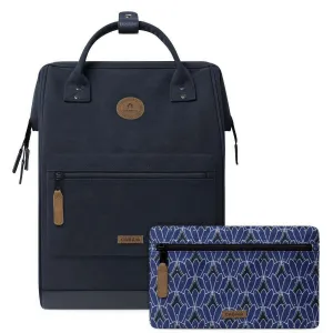 Cabaia Adventurer Vegan Nubuck Large Backpack - Zurich Blue