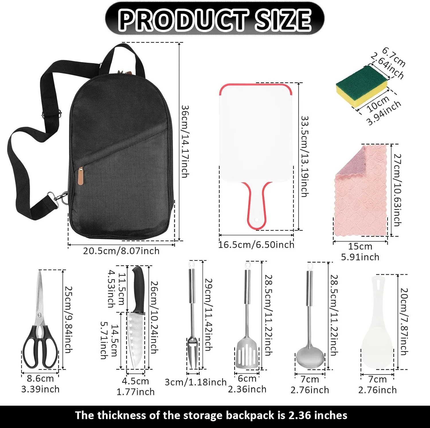 Camping Cooking Utensils Set, Camping Accessories Cooking, Car Camping Cooking Essentials Gear for Camp Kitchen Cooking and Grilling, Portable Picnic Gifts for Women BBQ Stuff