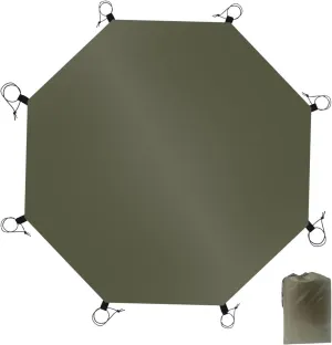 Camping Ground Sheet Mat - Waterproof Octagonal Picnic Tarp, Outdoor Tent Mat | Thickened Oxford Cloth Camping Mat, Moisture Proof Ground Cover Carpet Mat for Picnics Hiking Playground