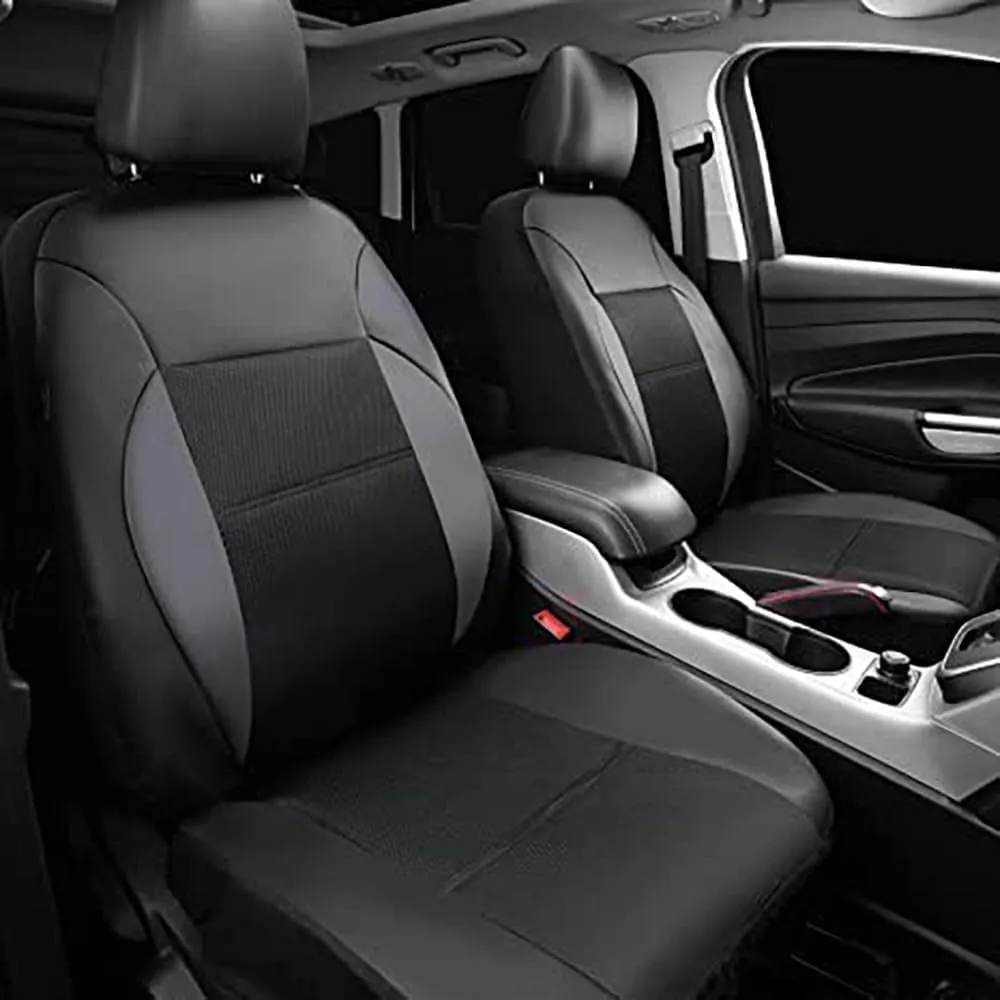 Car Seat Cover Sets for Holden Statesman,Front Rear Covers Protector Waterproof Breathable Comfortable Full Surround Kit Airbag Compatible Accessories,Black