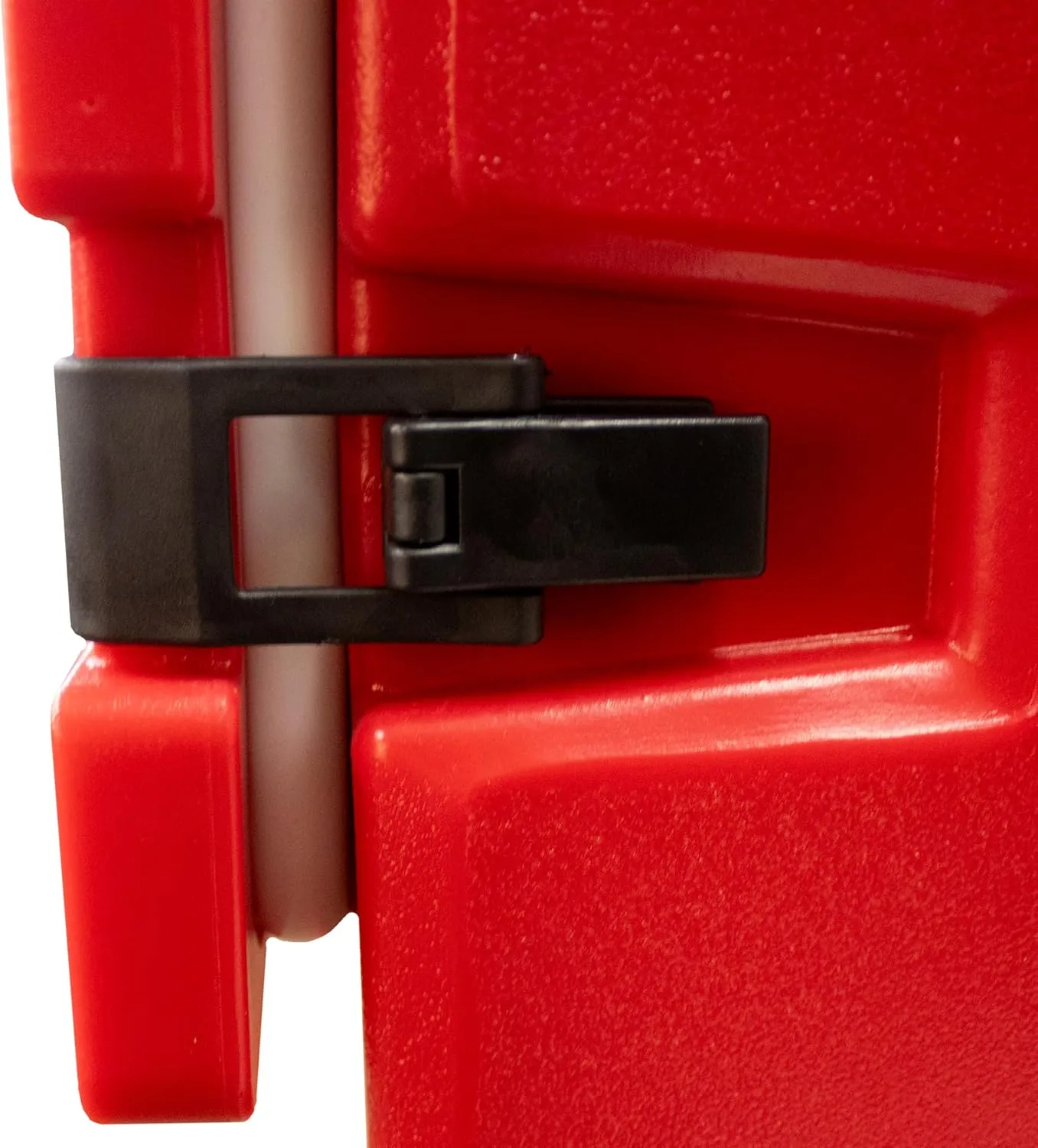 Carlisle FoodService Products Insulated Food Pan Carrier, Holds 5 Full or 10 Half 2.5" Pans (Sold Separately), Front-Loading Cateraide with Handles, Rugged PE Shell with PU Insulation, Red