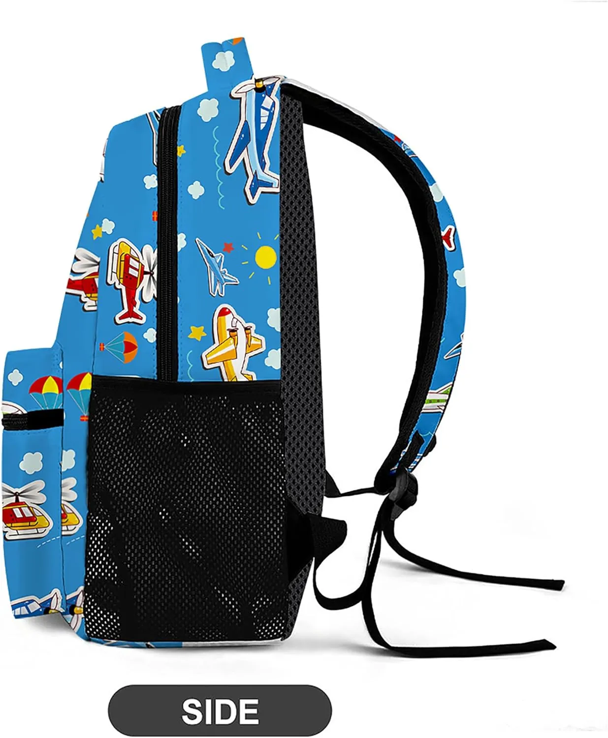 Cartoon Planes Backpack, Casual Lightweight Laptop Bag, Classic Shoulders Backpack Cool Daypack with Multiple Pockets(Cool Planes)