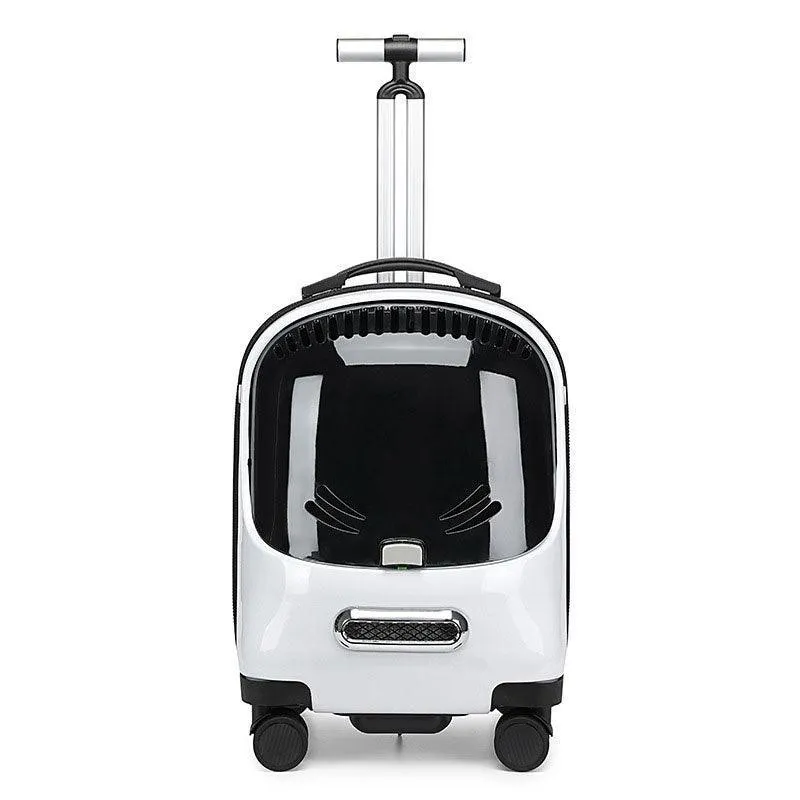 Cat Carrier Bag On Wheels Trolley 3 Color Rolling Backpack