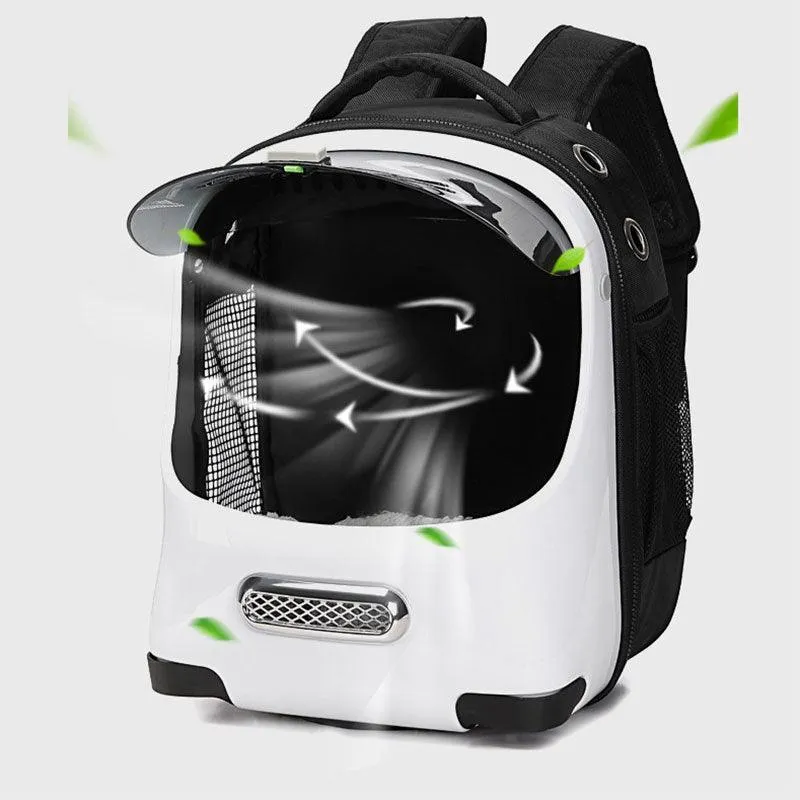 Cat Carrier Bag On Wheels Trolley 3 Color Rolling Backpack