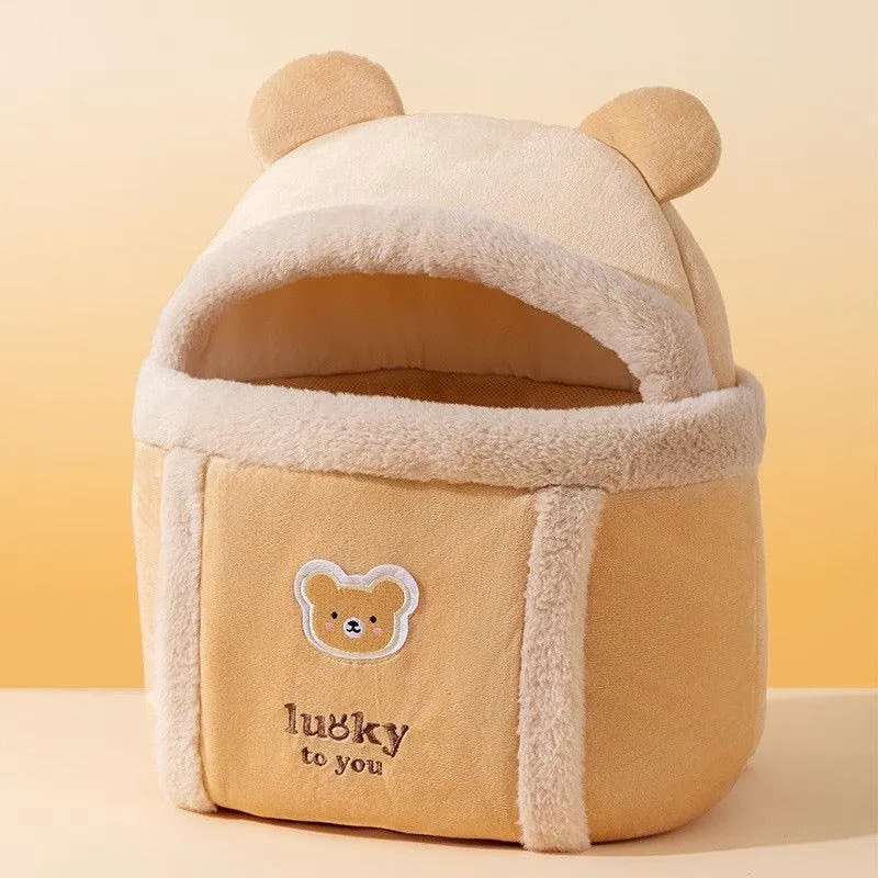 Cat Warm Bag Soft 2 Color Backpack Cat Carrier Front Pack