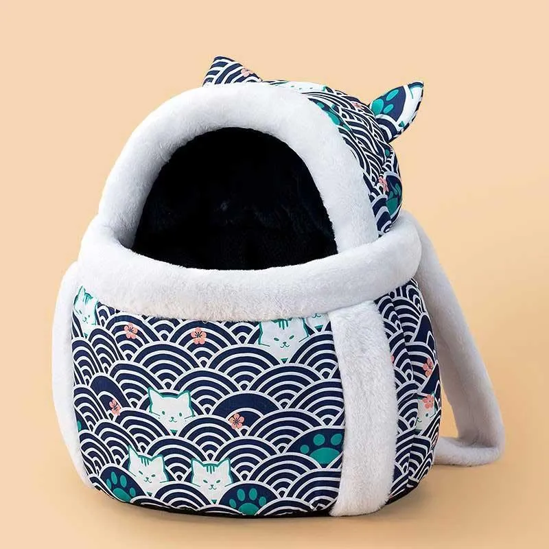 Cat Warm Bag Soft 2 Color Backpack Cat Carrier Front Pack
