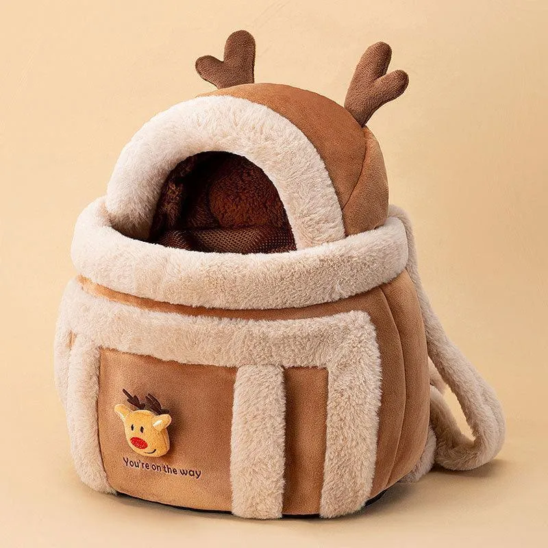 Cat Warm Bag Soft 2 Color Backpack Cat Carrier Front Pack