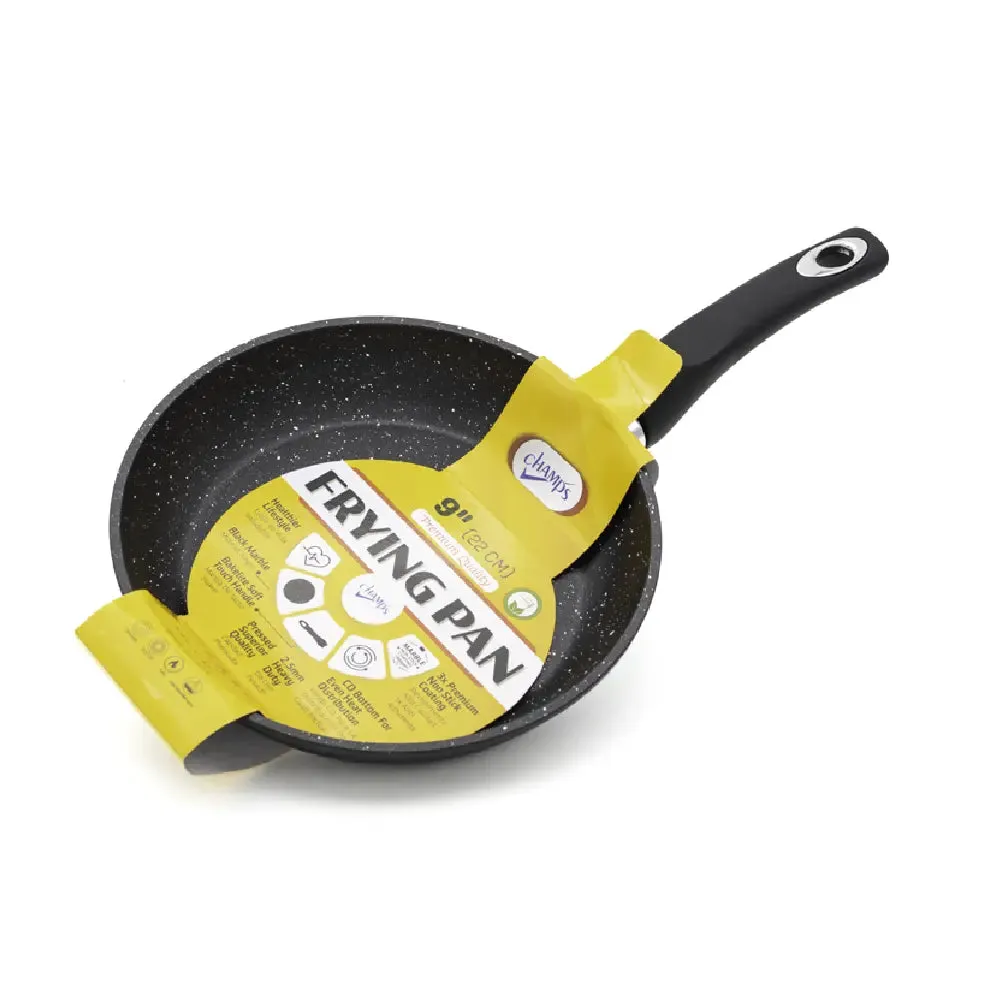 Champs Fry Pan NS Black Speckled 2.5mm 9" - 6 units From Mexmax INC.