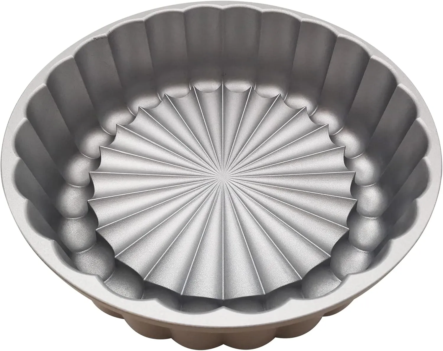 Charlotte Cake Mold, 9 Inch Cake Pan Aluminium Kitchen Accessories Decoration Christmas Wedding Valentine’s 3D Charlotte Cake Pan (Flower Shape)
