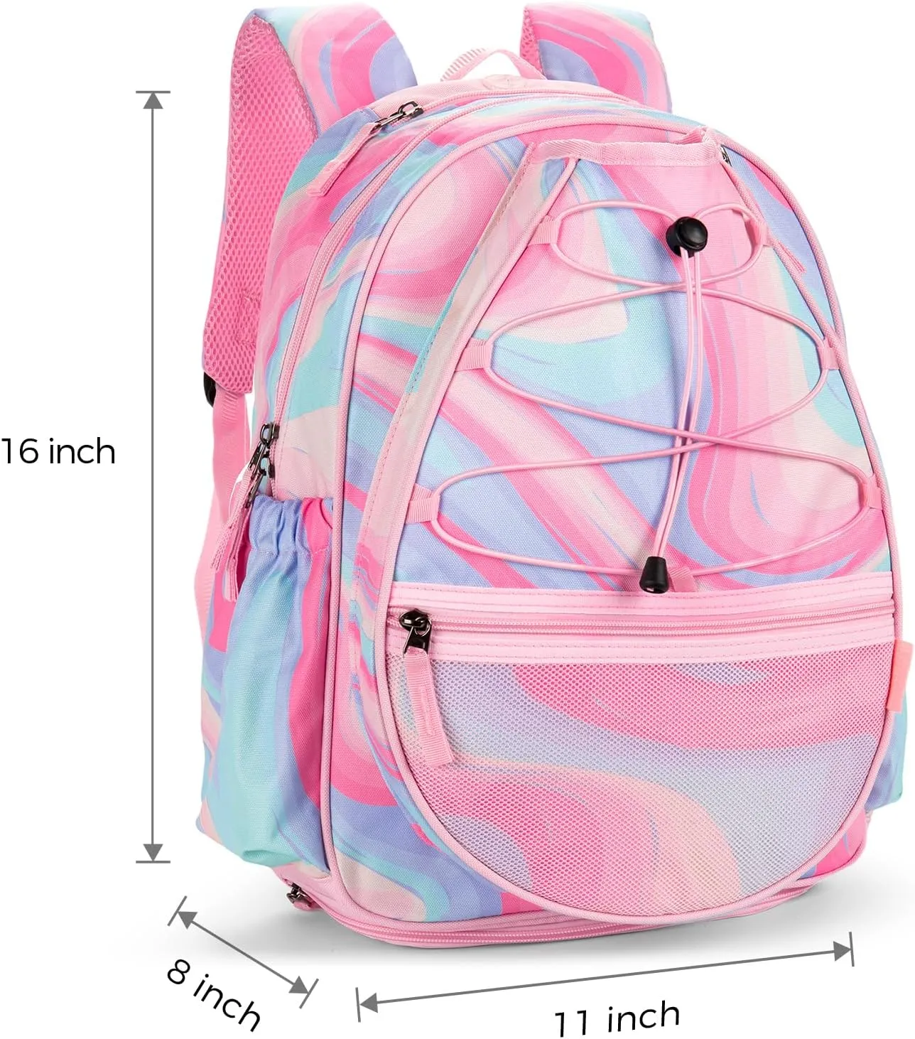 Choco Mocha Kids Tennis Bag, Kids Tennis Backpack Racket Bag, junior tennis bag 16 Inch