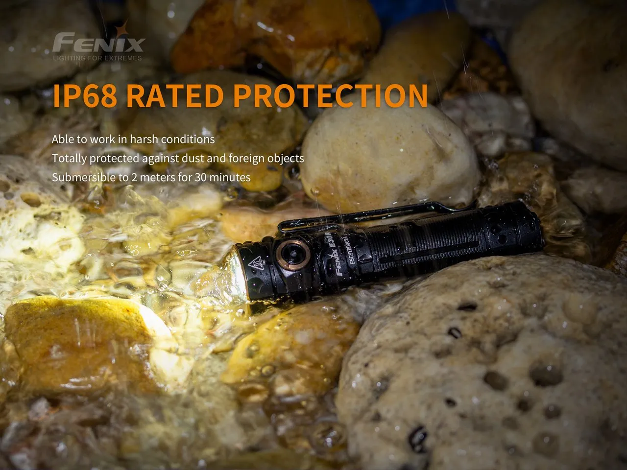[CLEARANCE] Fenix E30R Luminus SST40 LED Flashlight 1600 Lumens