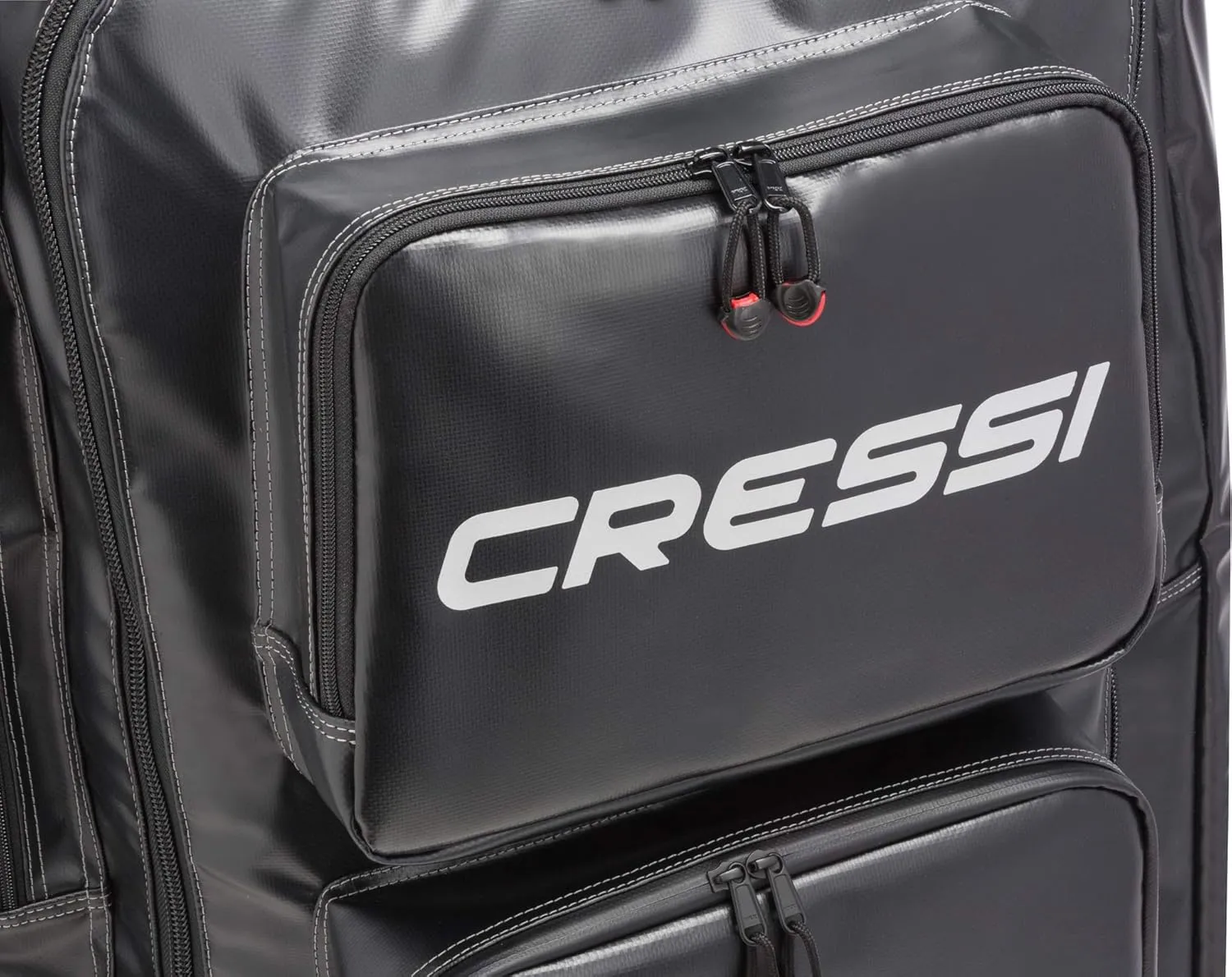 Cressi Strong Large Capacity Roller Luggage Bag 115L with Backpack Straps - Moby 5 designed in Italy