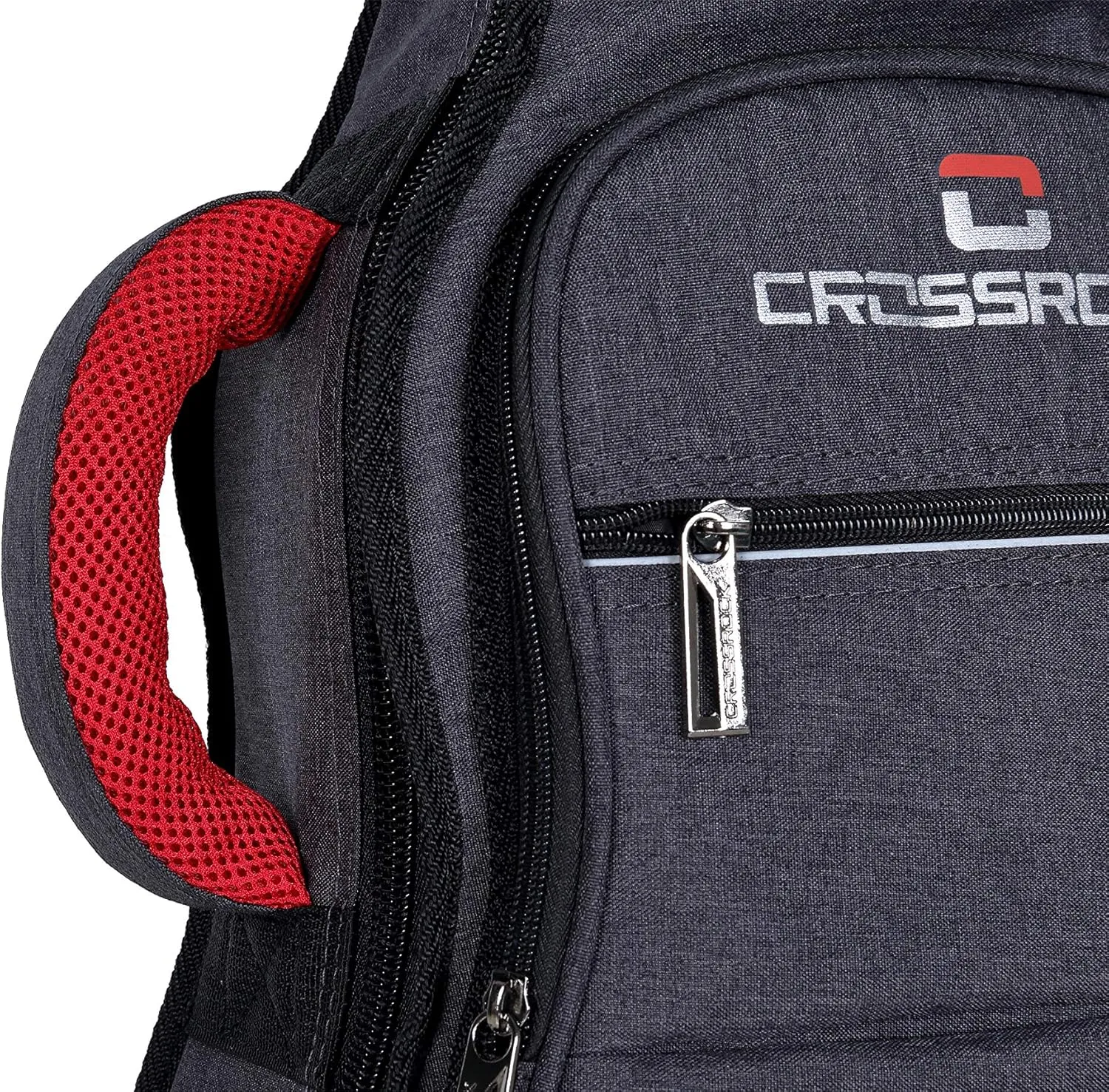 Crossrock Concert Ukulele Bag with 10mm Padded Backpack Straps in Dark Grey (CRSG107CUDG)