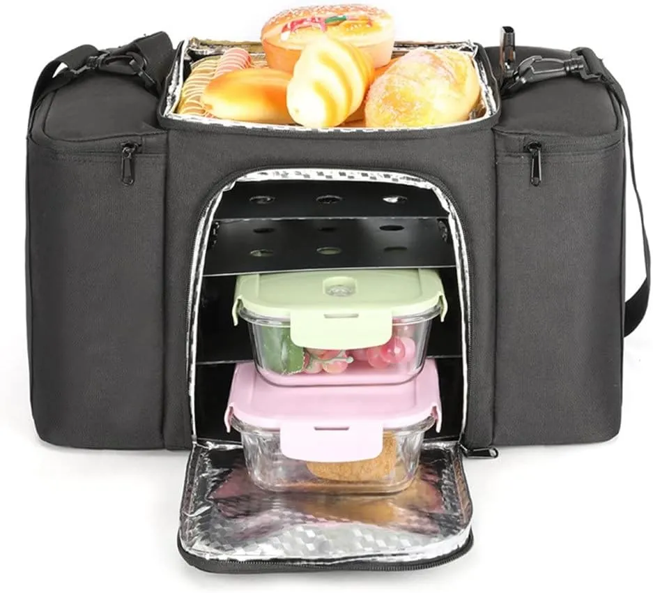 CSCDD Large-capacity Portable Incubator Large Outdoor Food Insulation Bag Refrigerator Bag Waterproof Portable Shoulder
