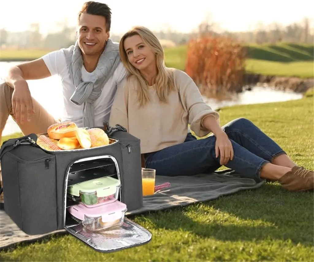 CSCDD Large-capacity Portable Incubator Large Outdoor Food Insulation Bag Refrigerator Bag Waterproof Portable Shoulder