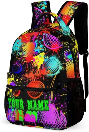 Custom Golf School Backpack for Kids Girls Boys, 16 Inch Cool Golf Themed Bookbag, Personality School Backpack for Students Children, sustainable, Lightweight, Large Capacity