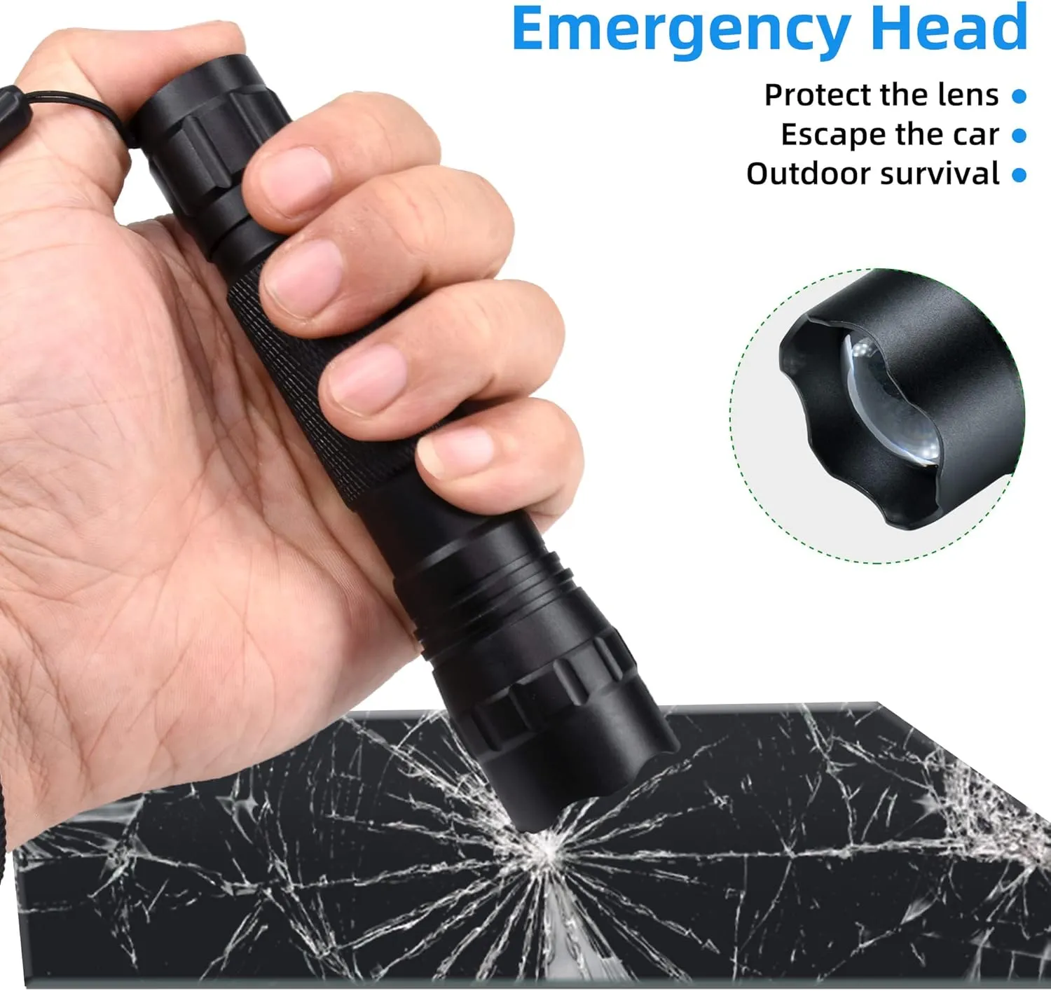 DARKBEAM Green Light Flashlight Tactical LED USB Rechargeable Zoomable Light Kit, Portable Mini Greenlight for Night Hunting, Observation, Fishing, Astronomy, Aviation, Rescue, with Clip