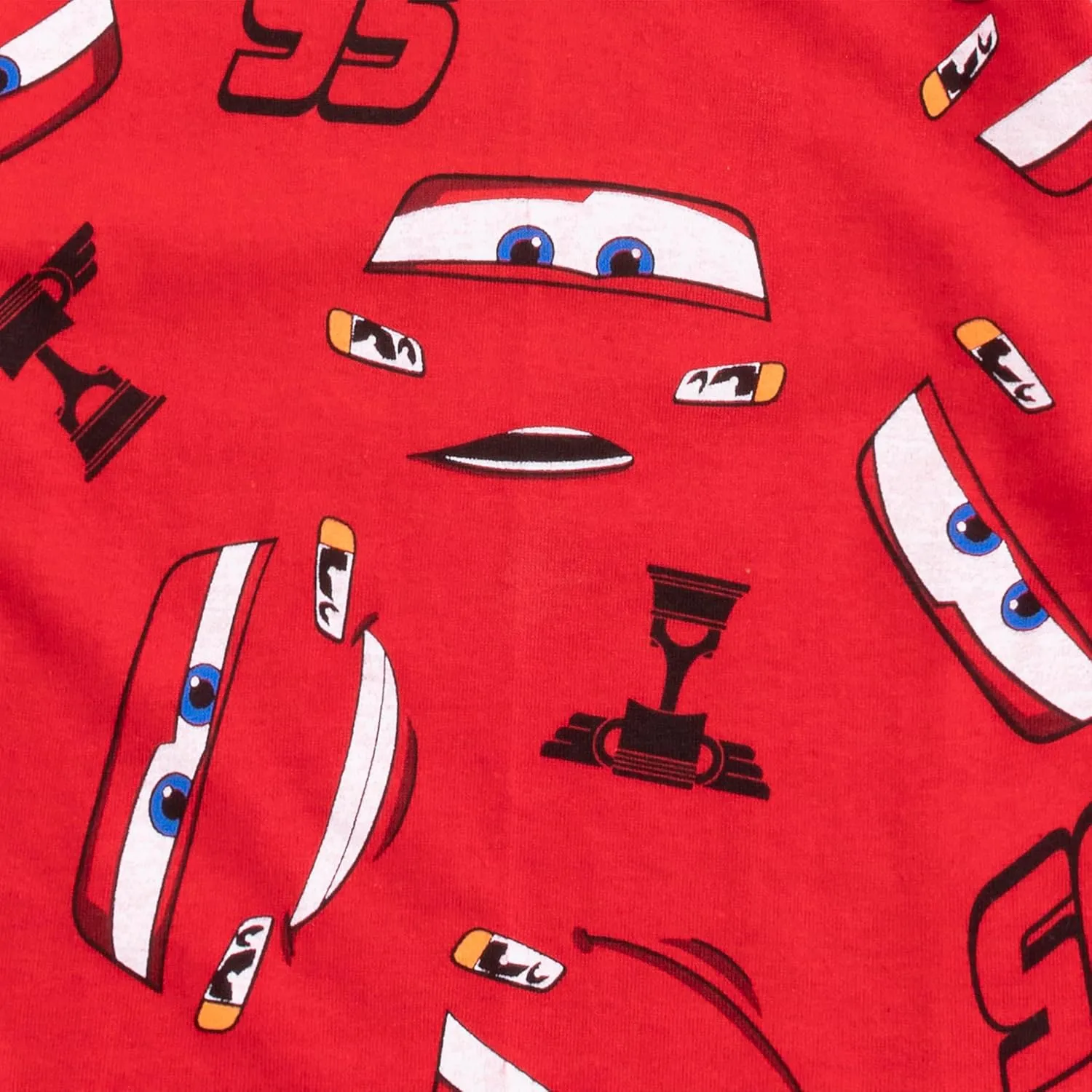 Disney Cars Lightning McQueen Boys 3 Pack Long Sleeve Shirt for Toddler and Big Kids
