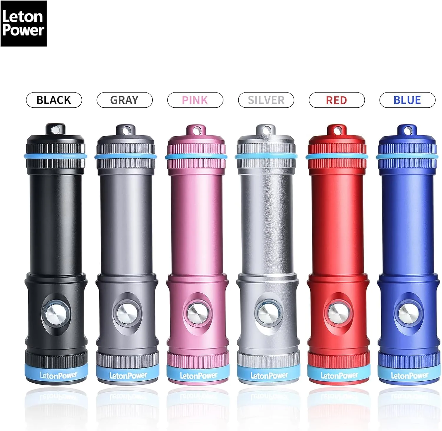Dive Light Underwater Flashlight, DiveSnorkeling Light with Type-C Charging for Scuba Diving Flashlight