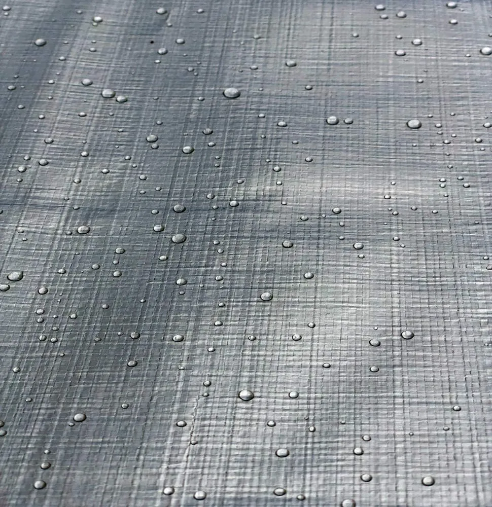 DRY TOP 20810 Silver/Brown 8' x 10' Heavy Duty Reversible Full Size 10-mil Poly Tarp item #208108, 8x10 Feet