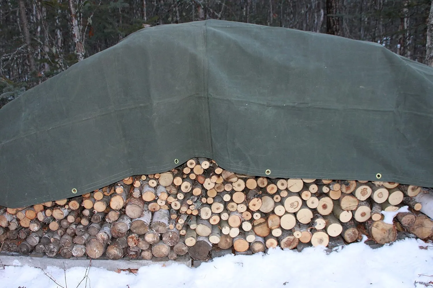 Dry Top 60810 Canvas Tarp, 8x10 Feet, Olive Green Drab