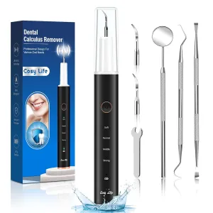 Electric Plaque Tartar Remover for Teeth - Safe Ultrasonic Tooth Cleaner Dental Tools Teeth Cleaning