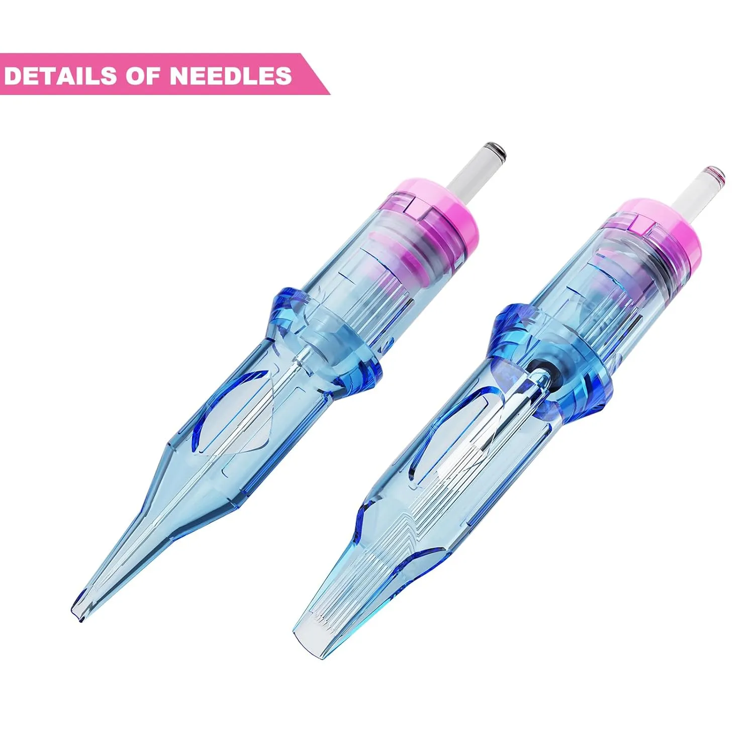 Emalla ELIOT MICRO PMU Tattoo Cartridge Needles, 20Pcs Tattoo Needles 1001RLMT Tattoo Needles for Machine Tattoo Supplies