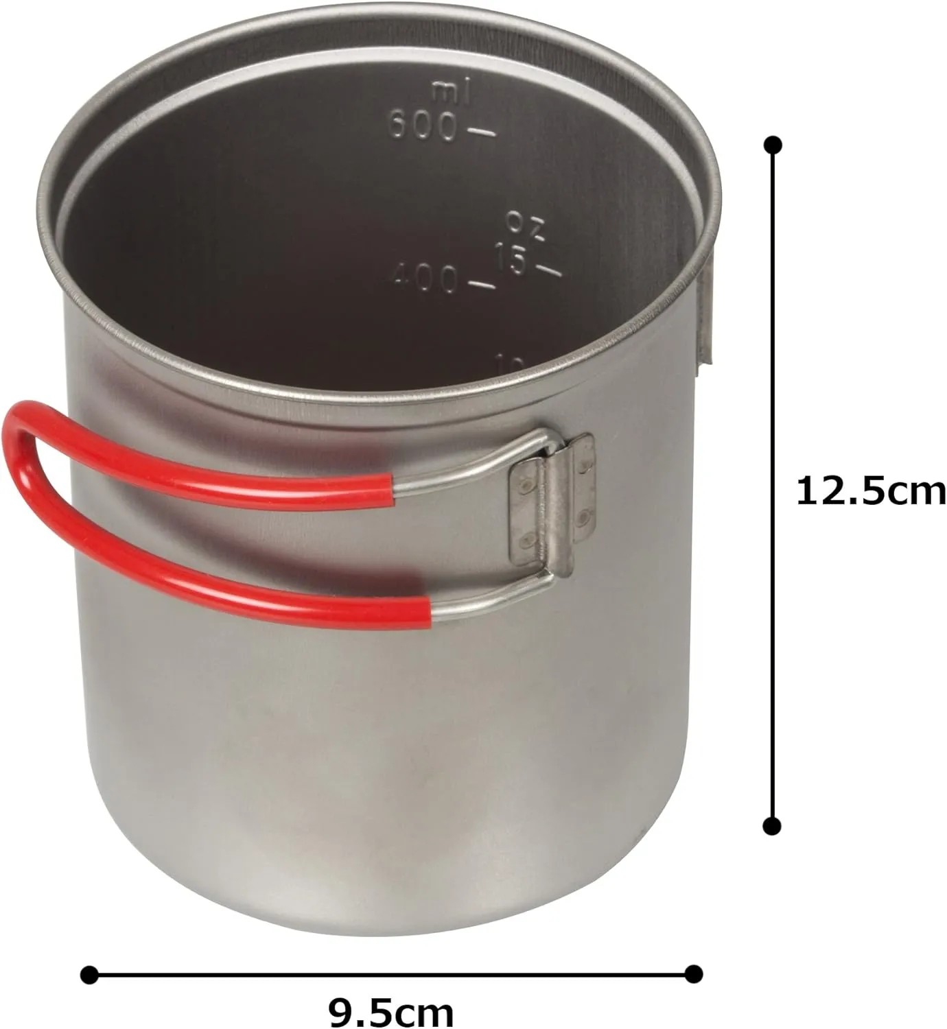 EVERNEW Titanium Ultra Light Cooker Deep Type S RED ECA264R