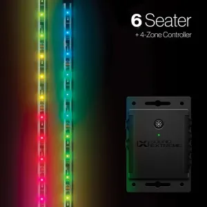 Extreme Strips - 6 Seat Cart   LED Controller