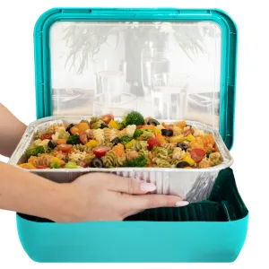 Fancy Panz - Classic Set - Pan Frame w/ Lid & Serving Spoon - Aqua