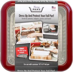 Fancy Panz FP88011C12 8 x 8 Black Portable Casserole Carrier, Plastic
