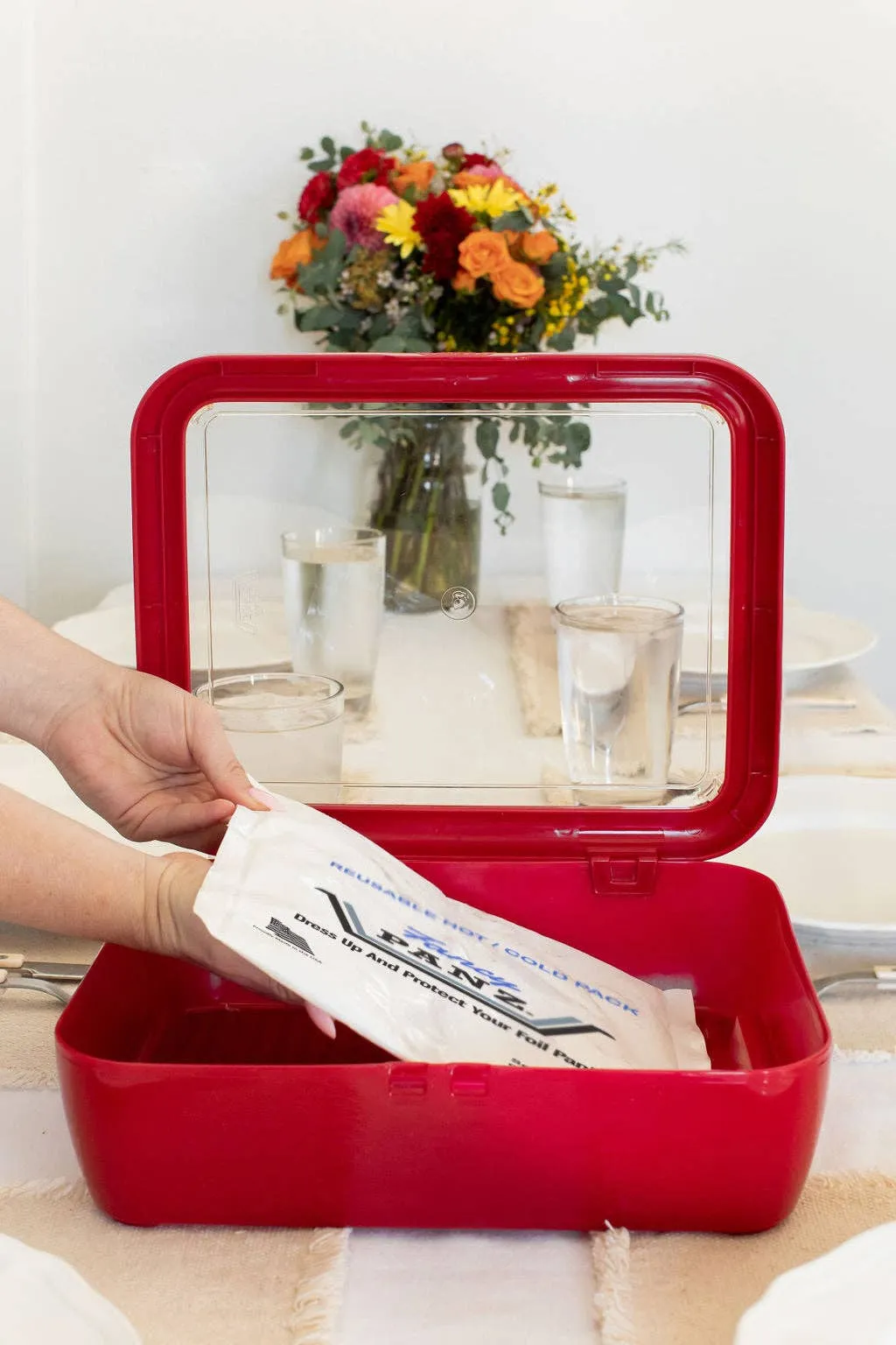 Fancy Panz Premium Set - Pan Frame w/ Lid & Hot or Cold Gel Pack