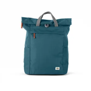 Finchley A Teal Recycled Canvas Large