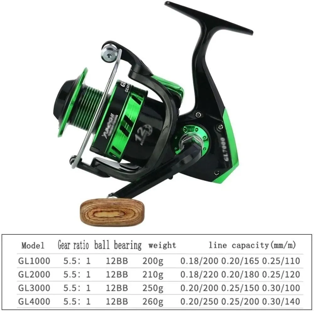 Fishing Rod Telescopic Fishing Rod Set with Reel & Carry Bag Carbon Fiber for Saltwater & Freshwater Fishing