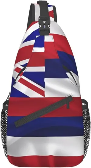 Flag Of Hawaii American Pattern Outdoor Hiking Backpack > Suitable For Men And Women Riding Strong And Sturdy High Storage Capacity Daily Travel
