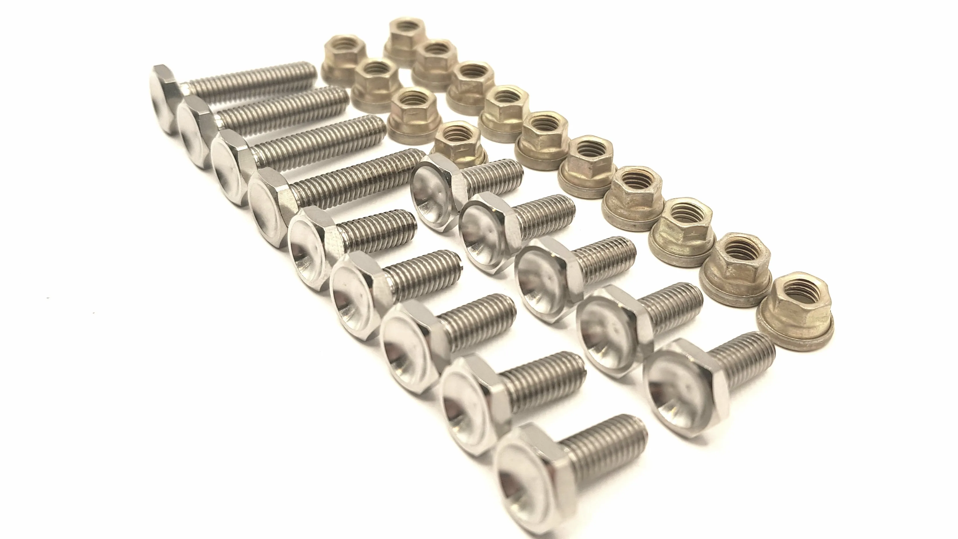 Floor Pan To Chassis Titanium Bolt Kit