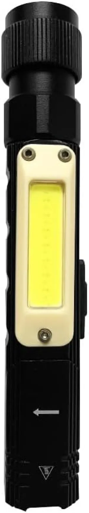 Foldable Flashlight, High Brightness Rechargeable Multifunctional Aluminum Alloy Magnetic Head Work Flashlight