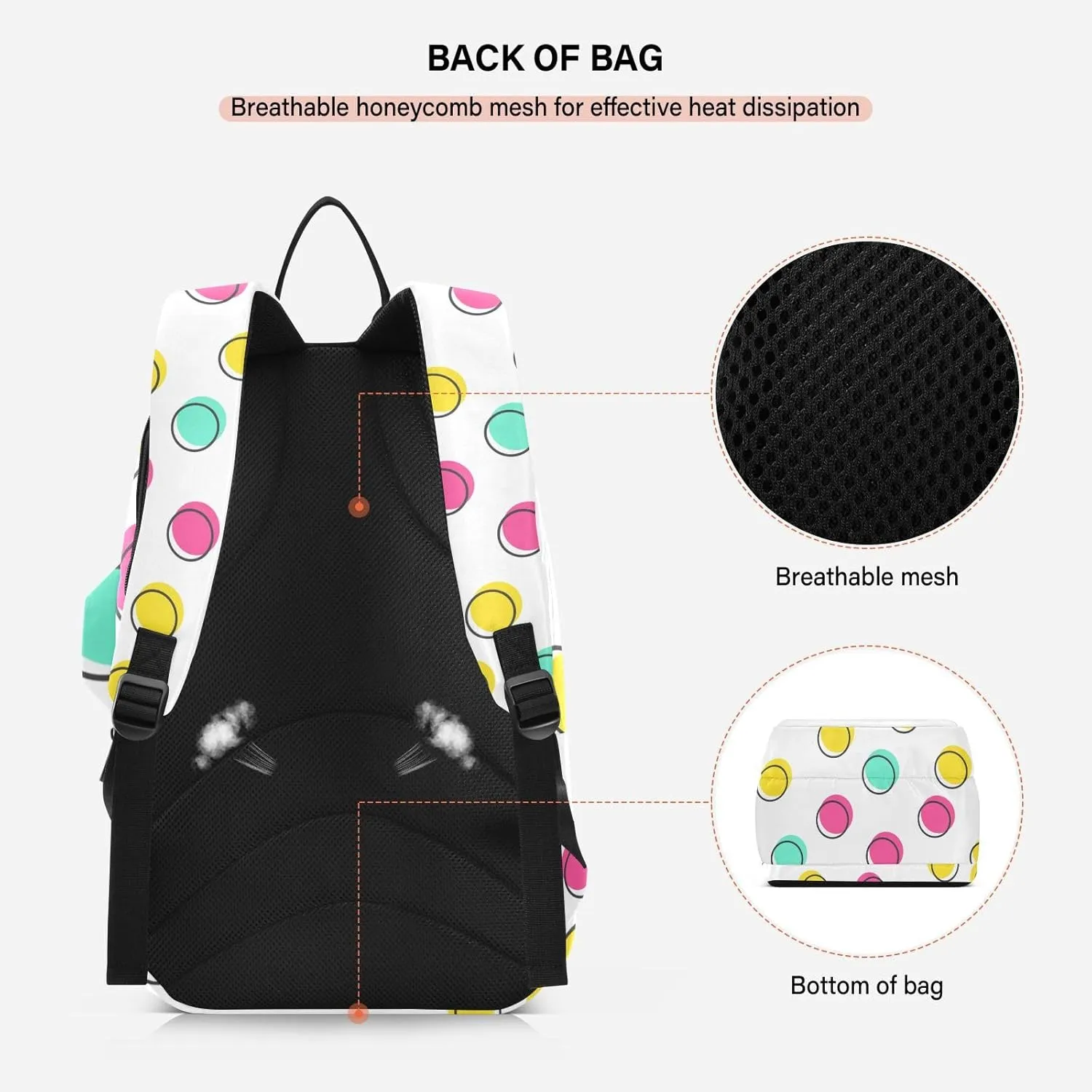 GAIGEO Dark Blue Sky Glitter Stars Sport Bag, Large Capacity Pickleball Ball Holder, Various Storage Methods