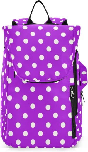 GAIGEO Polka Dot Racket Bag, Multilayer Design Badminton Bag, Sports and Daily Use