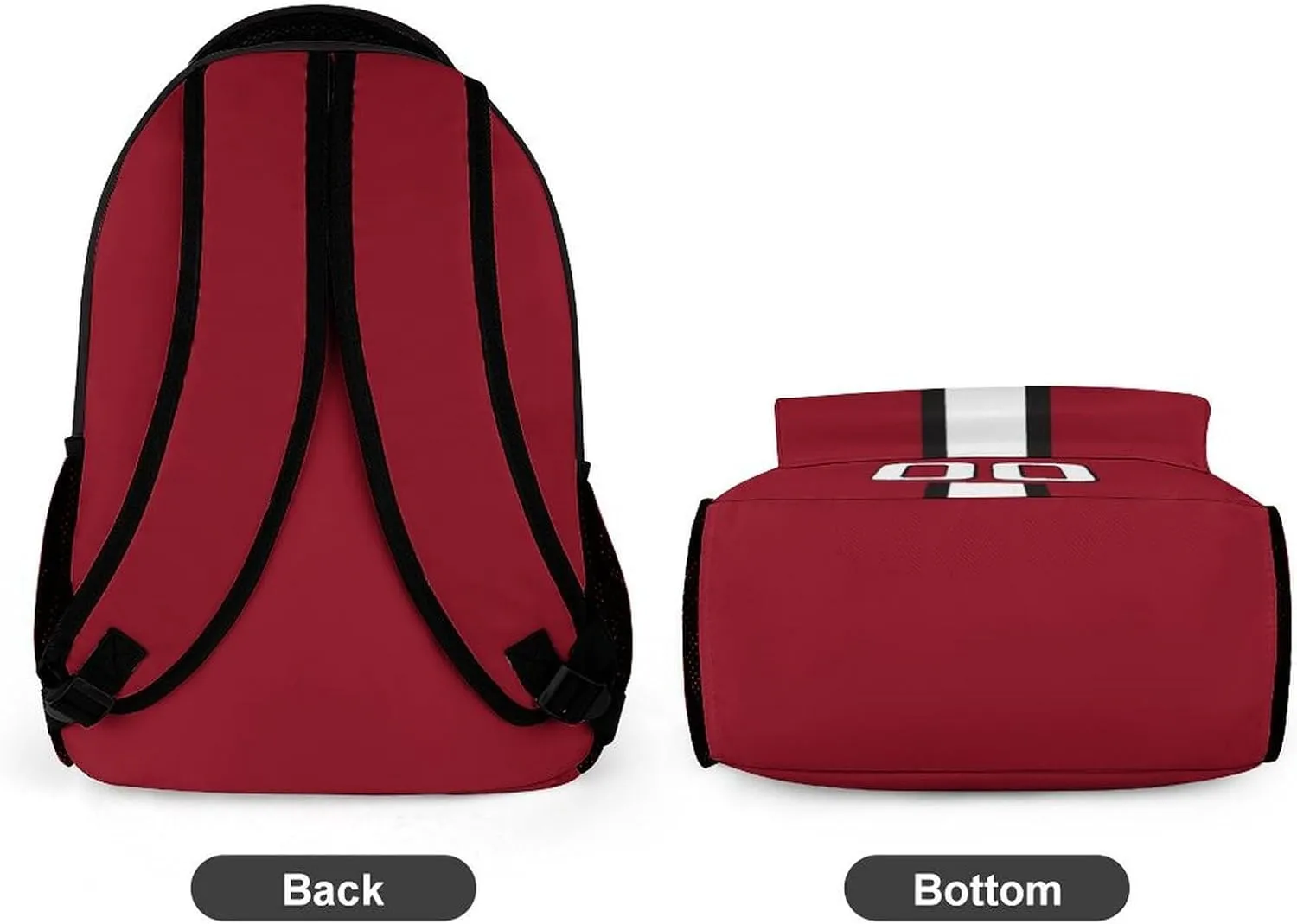 Generic Personalized Backpack Basketball City Fans Gifts Sport Bags High Capacity Custom Any Name and Number for Men Women, Chi-b2401