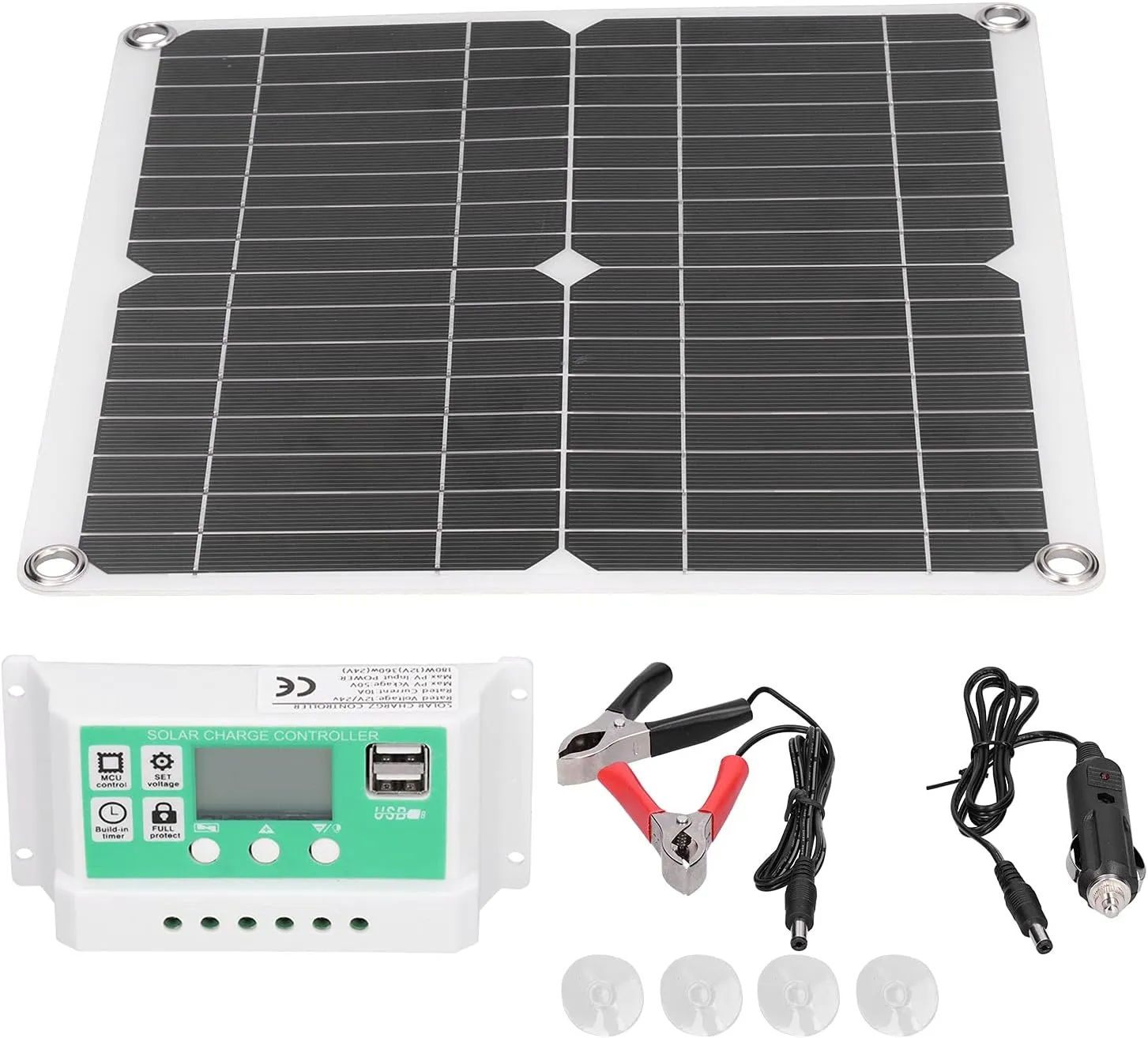 Generic Solar Panel Kit, Photovoltaic Module Lightweight Flexible for Hiking for Camping for Mountaineering, Genericyqznpob5ca