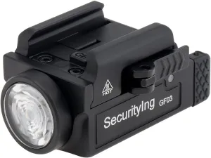 GF03 800 Lumens Sub Compact Pistol Light, Mini Tactical Gun Flashlight, Micro Rechargeable Quick Release Rail Mounted Weapon Light for Handgun, Glock, Picatinny, Built-in Battery