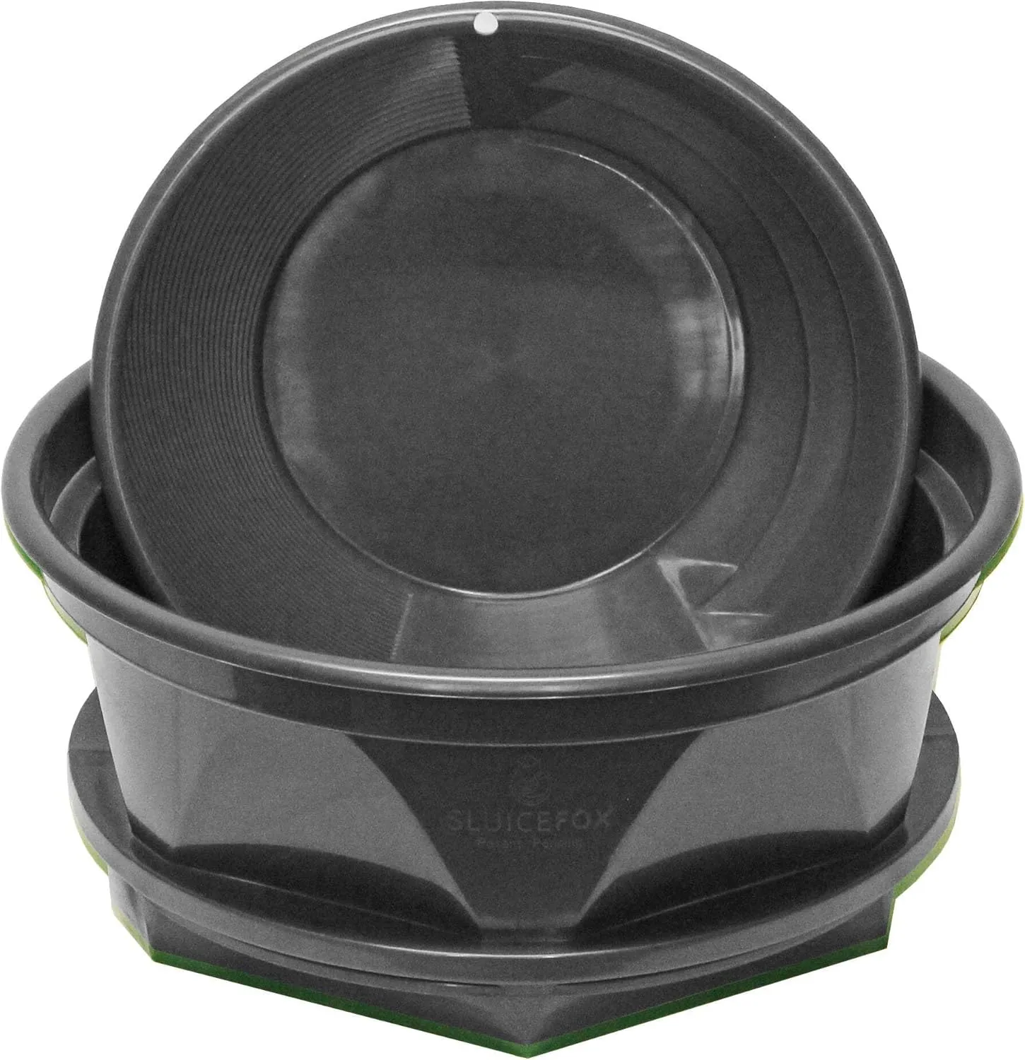 Gold Classifier for Five Gallon Bucket and Bonus Gold pan; Stackable sifting pan Sieve; Gold Sluice Box mesh Strainer; Gold Mining Tools or Shark Tooth Sifter