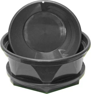Gold Classifier for Five Gallon Bucket and Bonus Gold pan; Stackable sifting pan Sieve; Gold Sluice Box mesh Strainer; Gold Mining Tools or Shark Tooth Sifter
