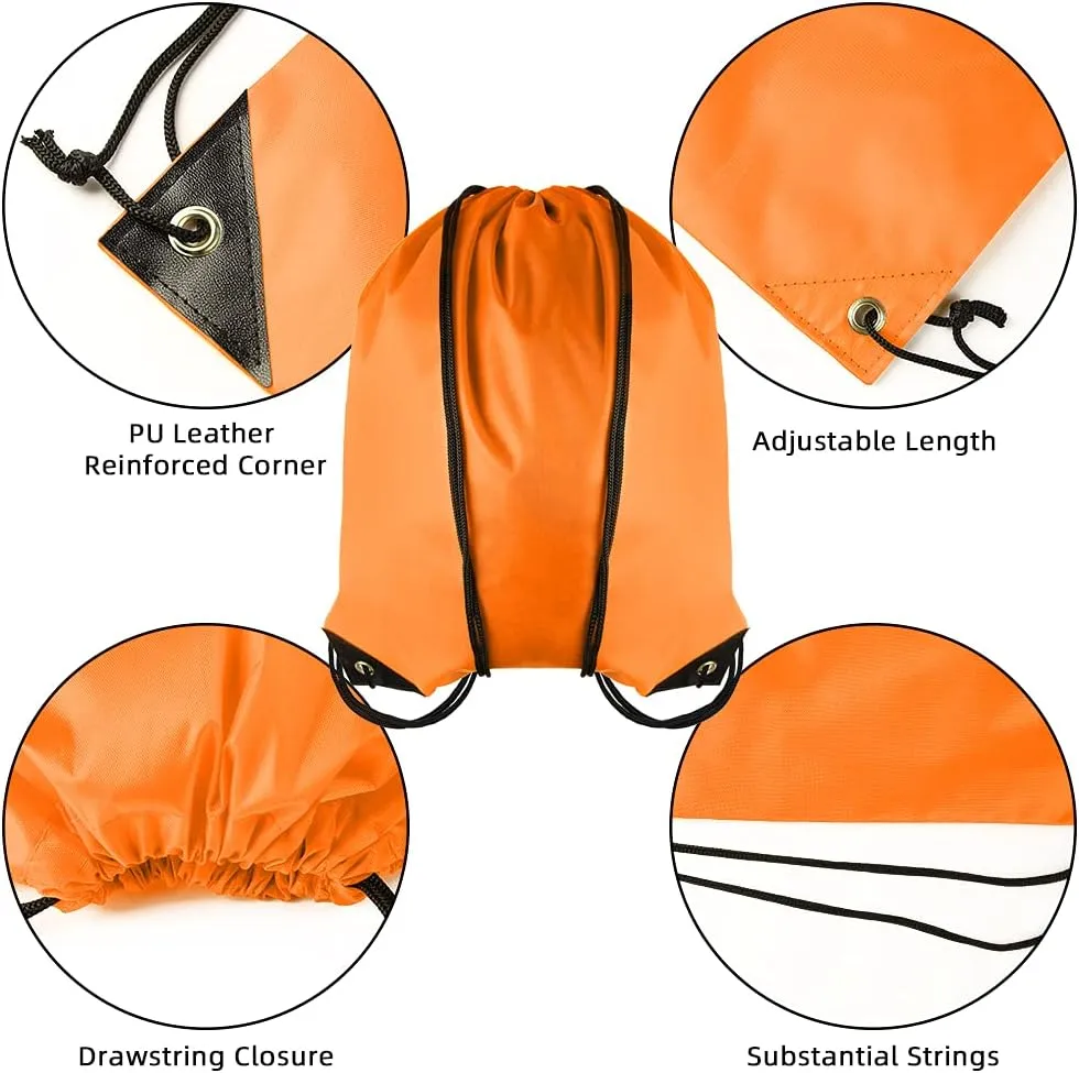 GoodtoU Backpack, 100 Pcs Drawstring, 11.4L, 20 Colors, Nylon, Foldable, Adjustable Straps, Unisex, School, Travel, Sport, Work