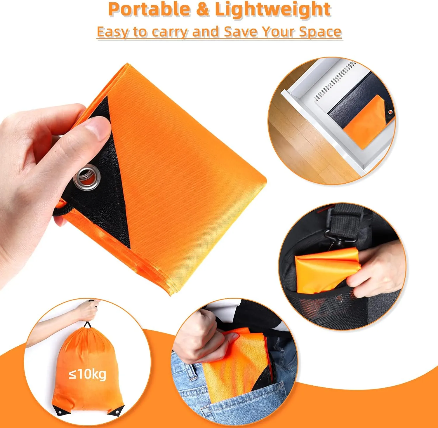 GoodtoU Backpack, 100 Pcs Drawstring, 11.4L, 20 Colors, Nylon, Foldable, Adjustable Straps, Unisex, School, Travel, Sport, Work