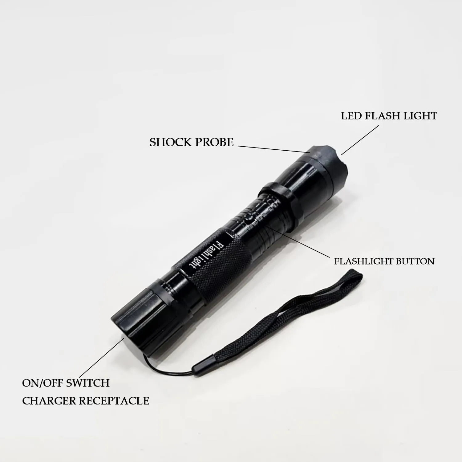 Gootatic VoltGuard V95 Stun Torch – 2025 New The Ultimate Survival Flashlight, Gootatic Stun Flashlight, USB, for Home, Camping, Fishing, Car Essentials & Survival Kits