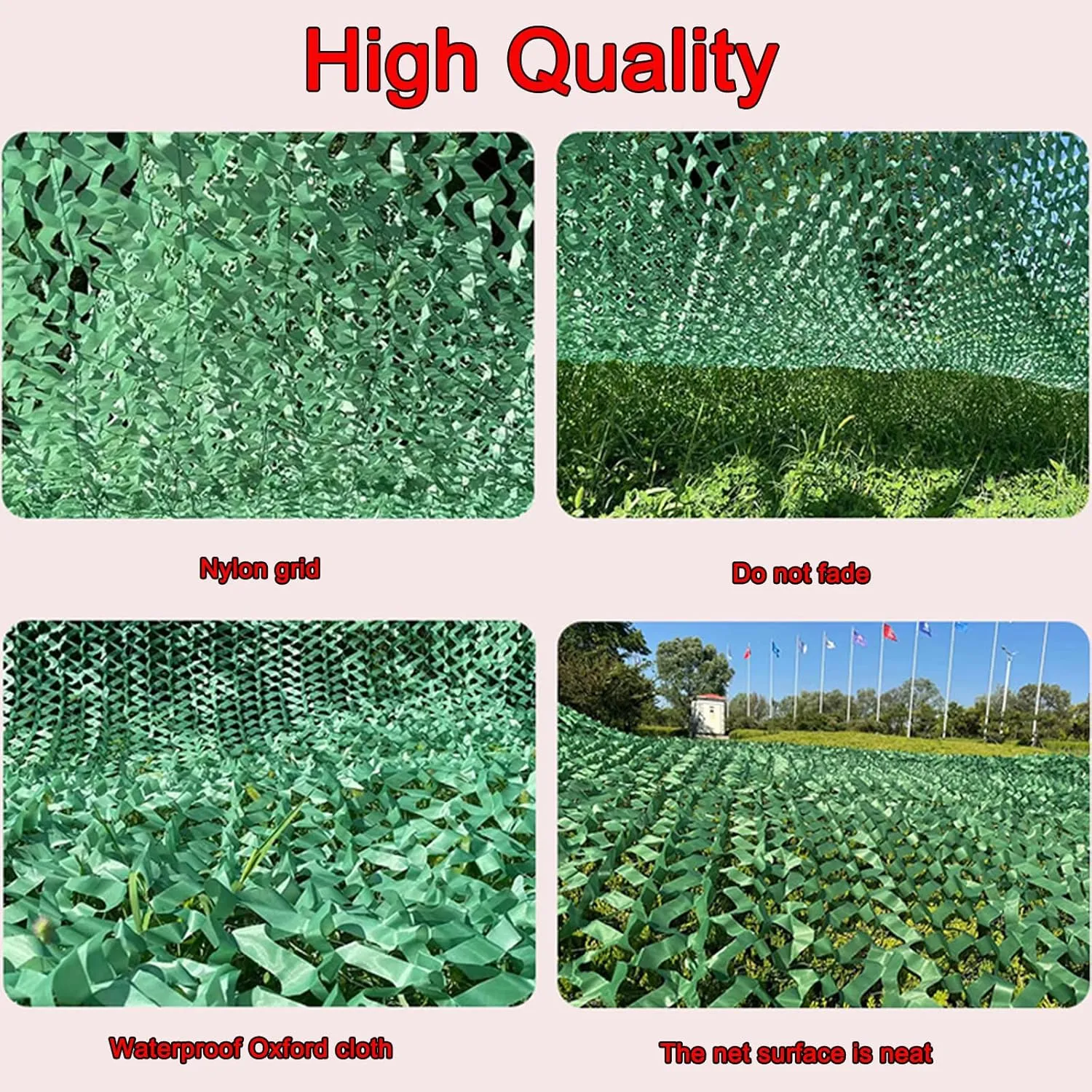 Green Camo Netting,Waterproof Camouflage Net,Camouflage Tarp,Army Sunshade Mesh,for Decoration,Hunting,Theme Party,Camping,Available in 2m,3m,4m,5m,6m,7m,8m,9m,10m,12m