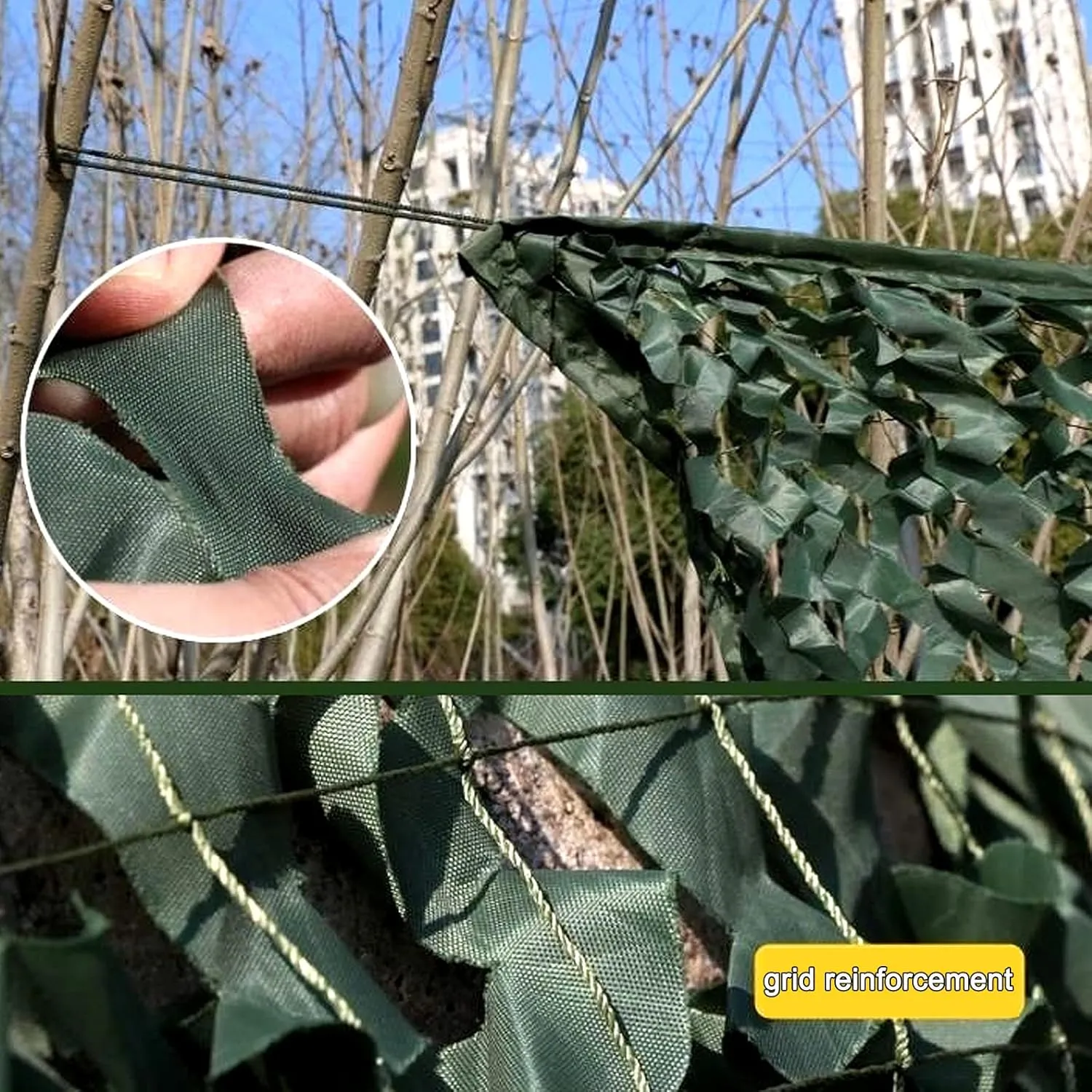 Green Camo Netting,Waterproof Camouflage Net,Camouflage Tarp,Army Sunshade Mesh,for Decoration,Hunting,Theme Party,Camping,Available in 2m,3m,4m,5m,6m,7m,8m,9m,10m,12m