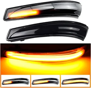 Hacreyatu Dynamic LED Side Mirror Sequential Turn Signal Light Indicator For Hyundai Elantra Avante MK5 MD UD Veloster 2011-2015